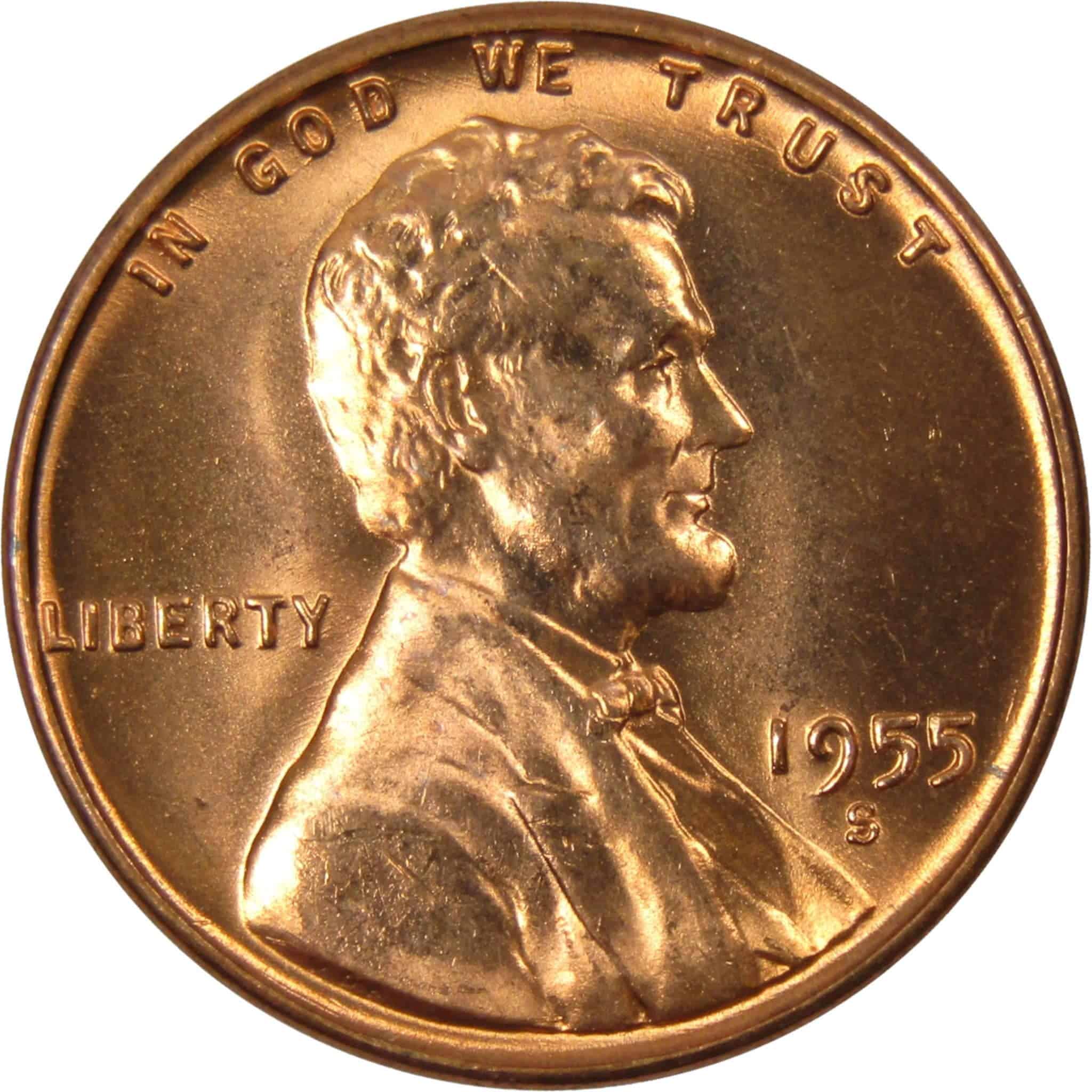 1954 S Mint Mark Wheat Penny