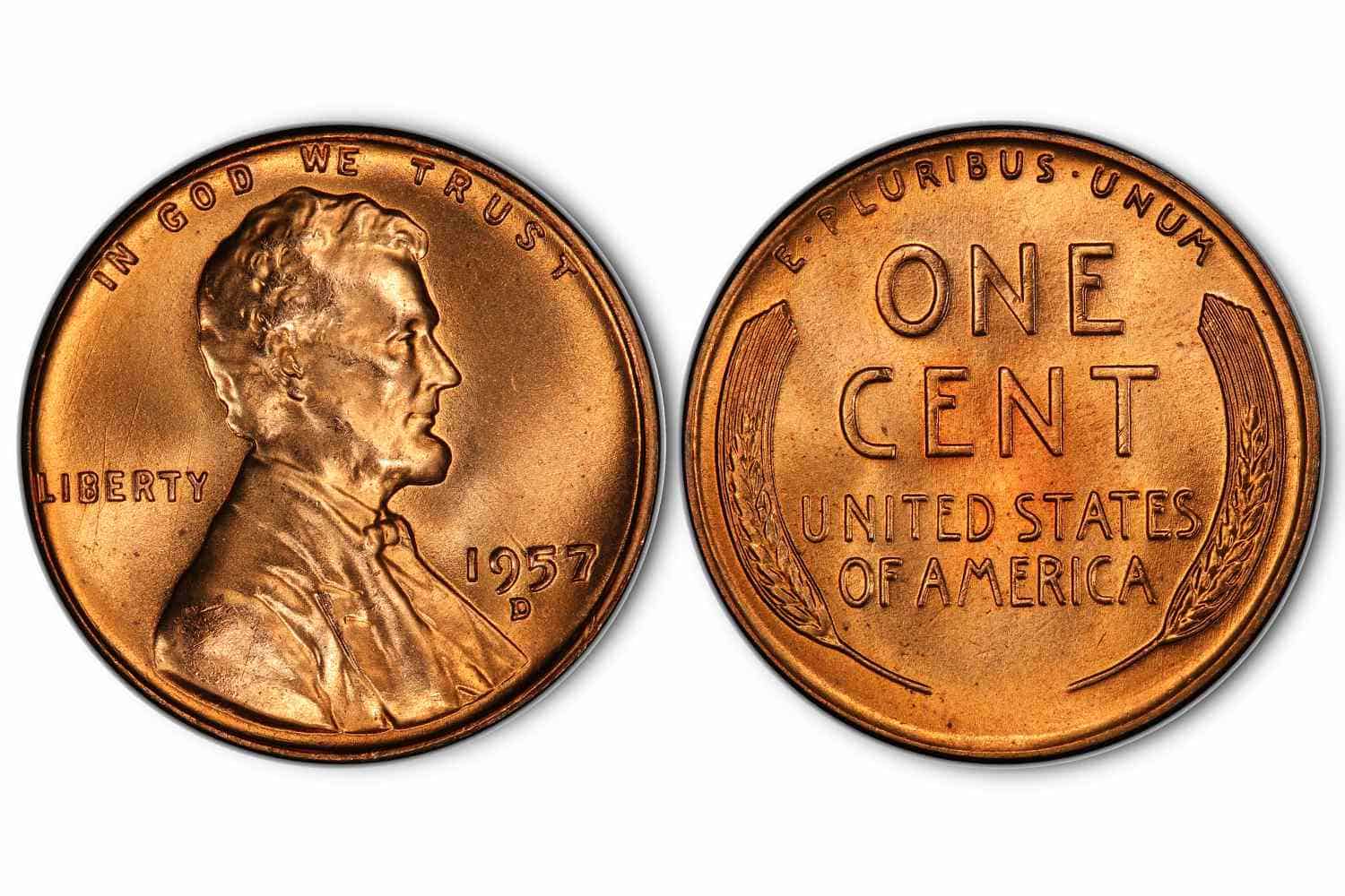 1957 Wheat Penny Details