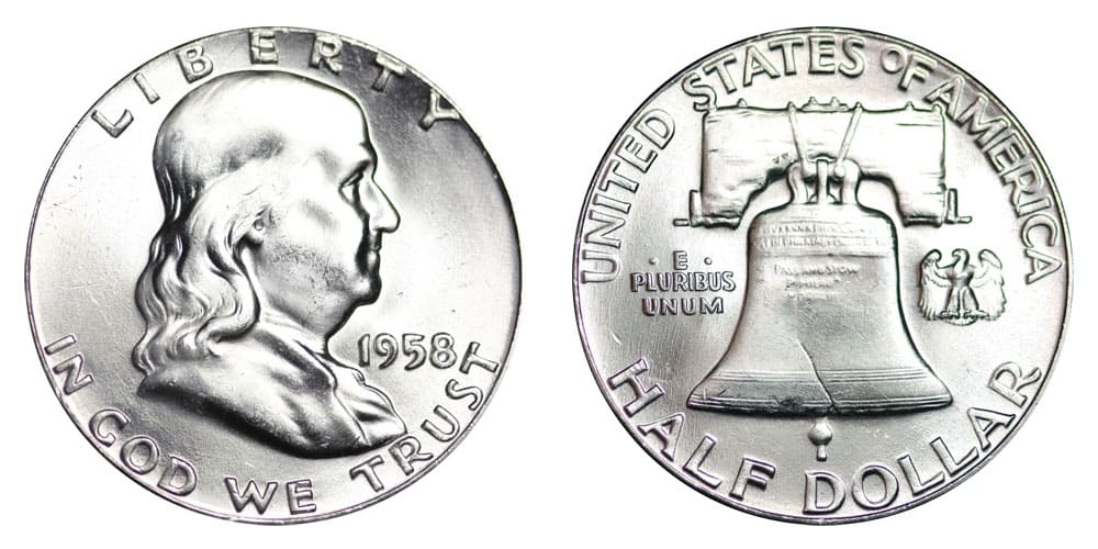 1958 Half Dollar Details