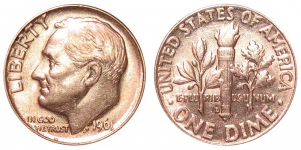 1961 D Dime Value