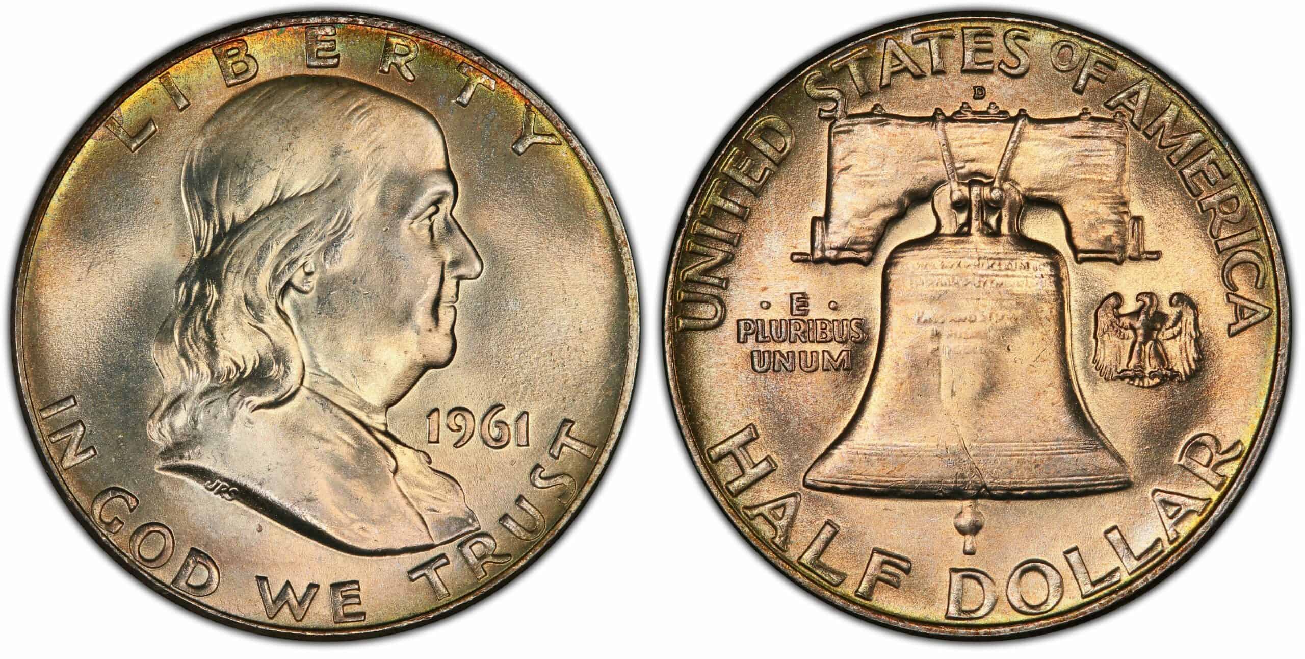 1961 D Half Dollar Coin