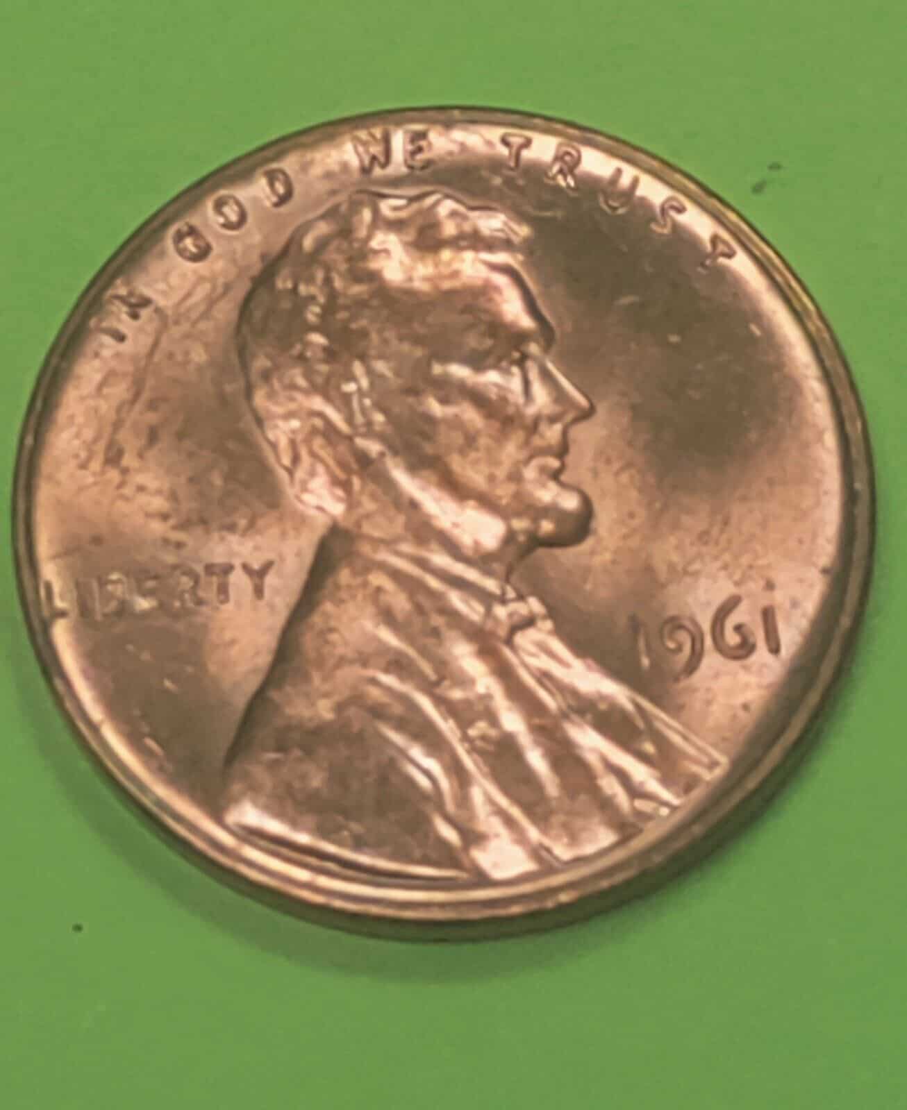 1961 Lincoln Penny Off-Center Error