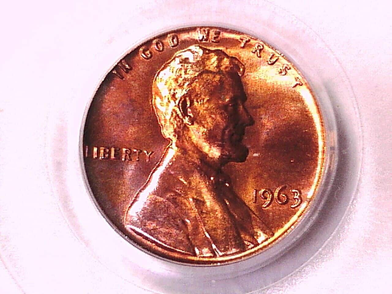 1963 P No Mint Mark Penny