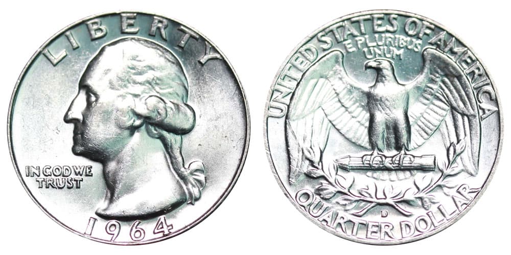 1964 "D" Mint Mark Quarter Value (Denver Mint)