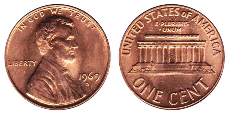 1969 D Penny Value