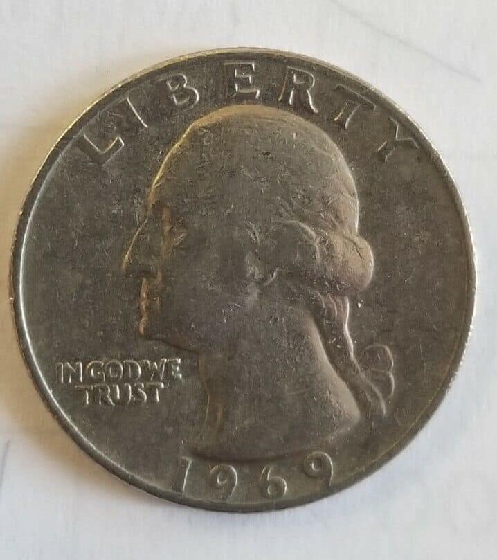1969 No Mint Mark Quarter
