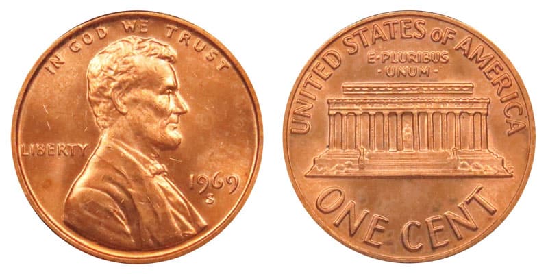 1969 S Penny Value