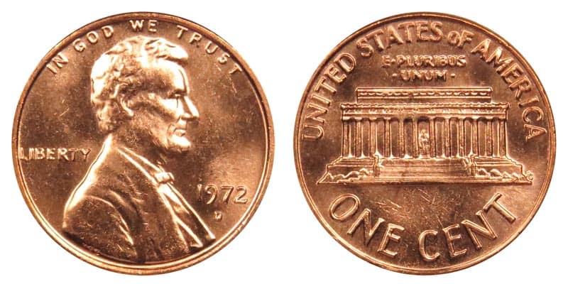 1972 "D" Mint Mark Penny Value (Denver)
