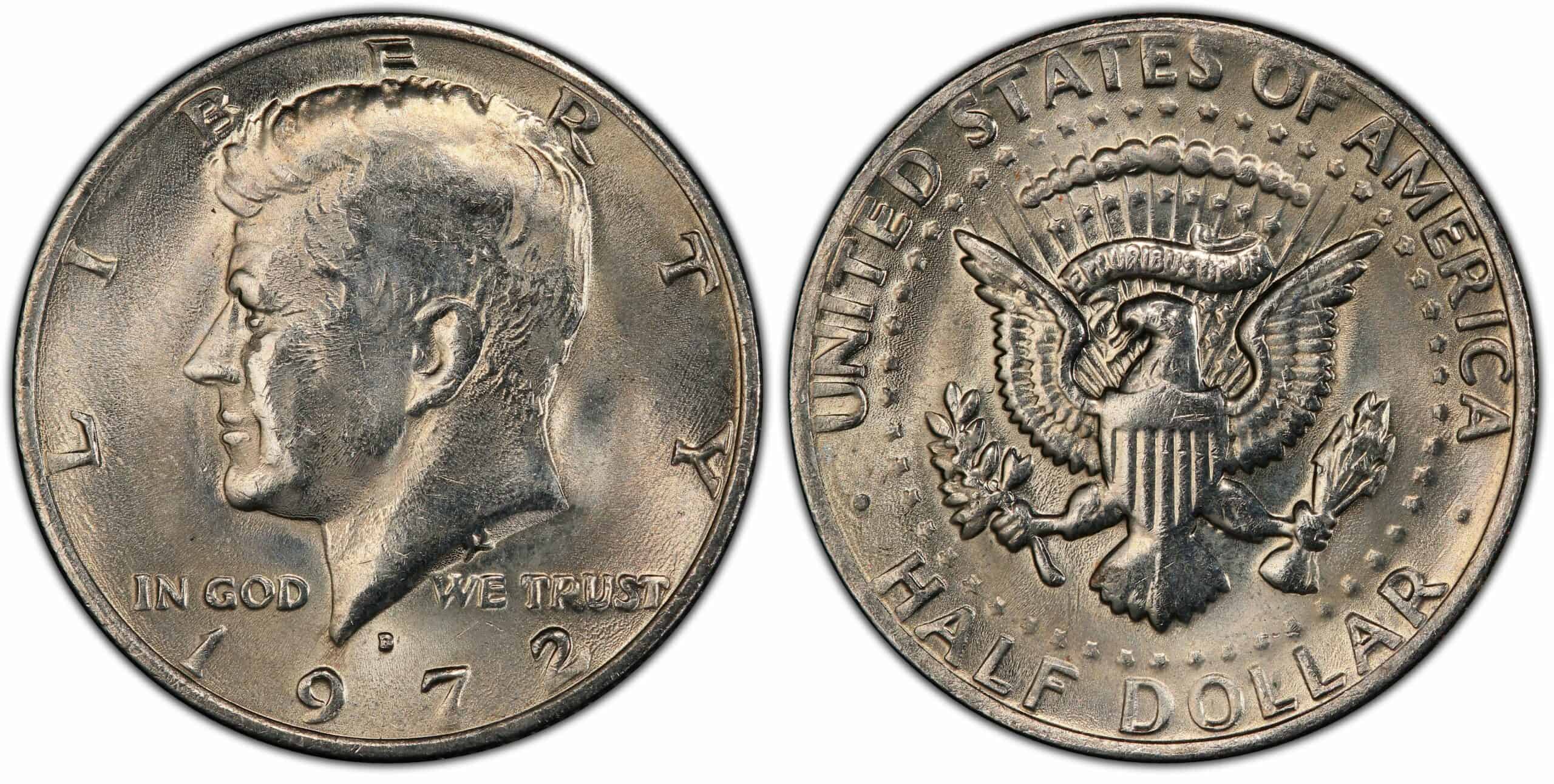 1972 half Dollar No FG Initials