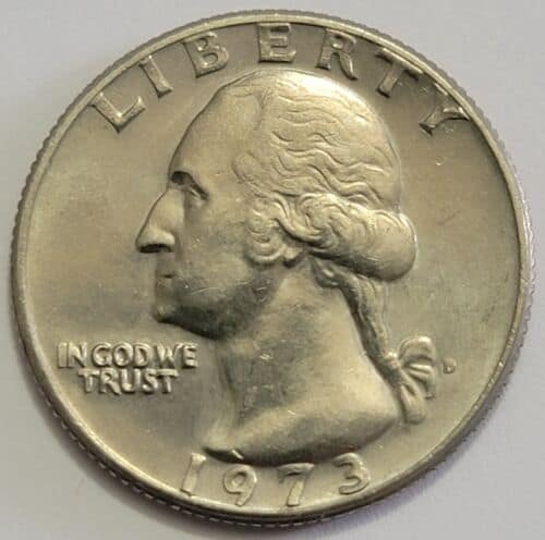 1973 D Washington Quarter