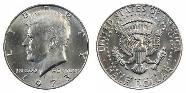 1973 Half Dollar (D)