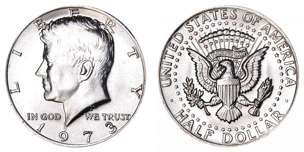 1973 Half Dollar (P) No Mint Mark