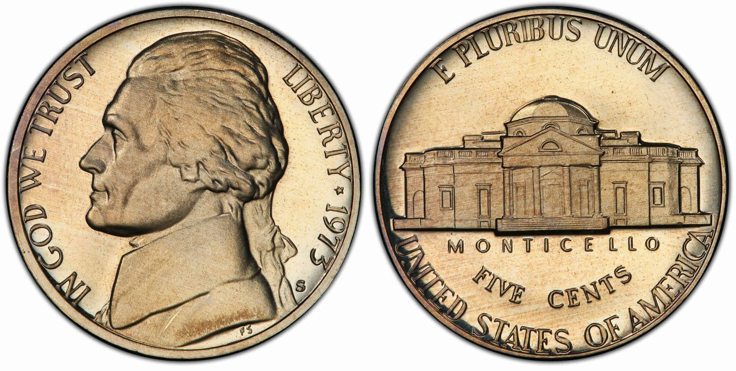 1973 S Proof Nickel Value