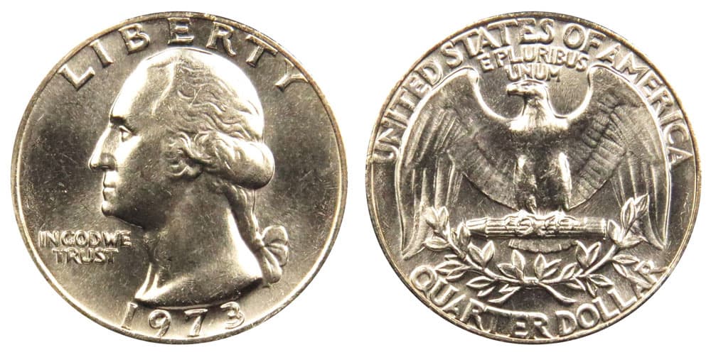 1973 Washington Quarter Details