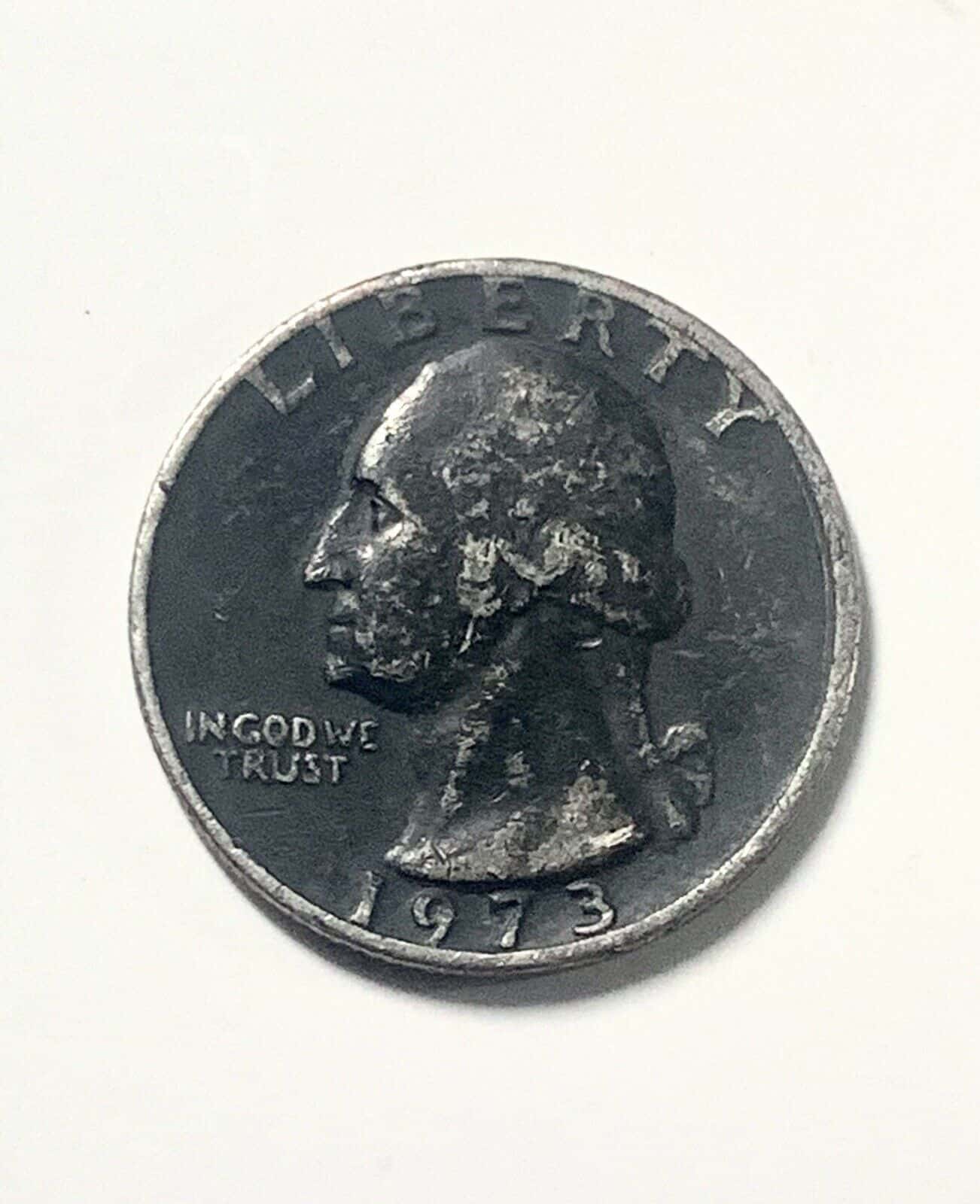 1973 Washington Quarter Doubled Die Error