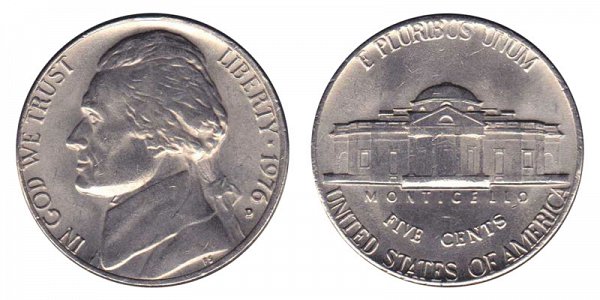1976 "D" Nickel Value