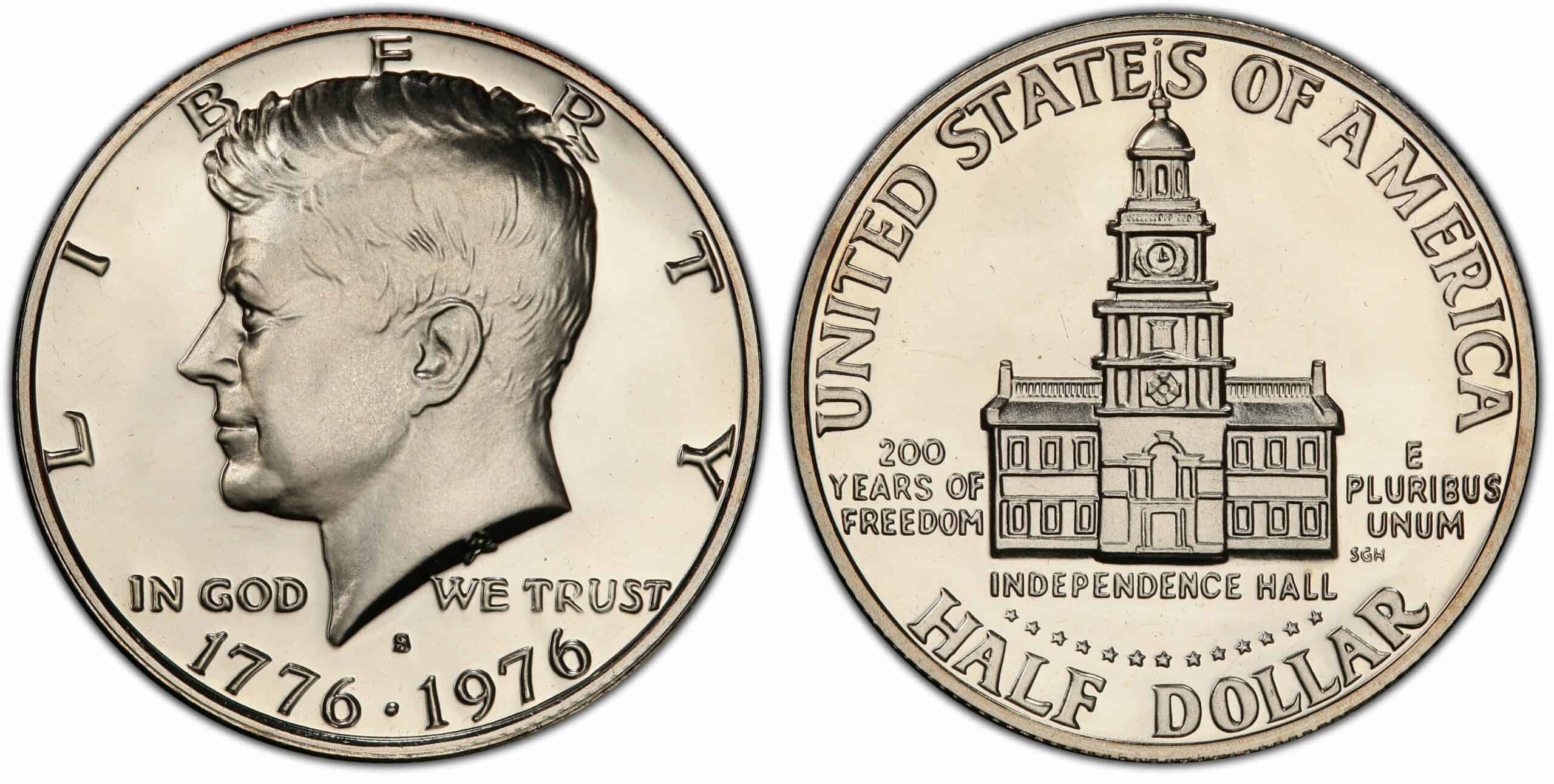1976 S Clad/Silver Proof Half Dollar Value
