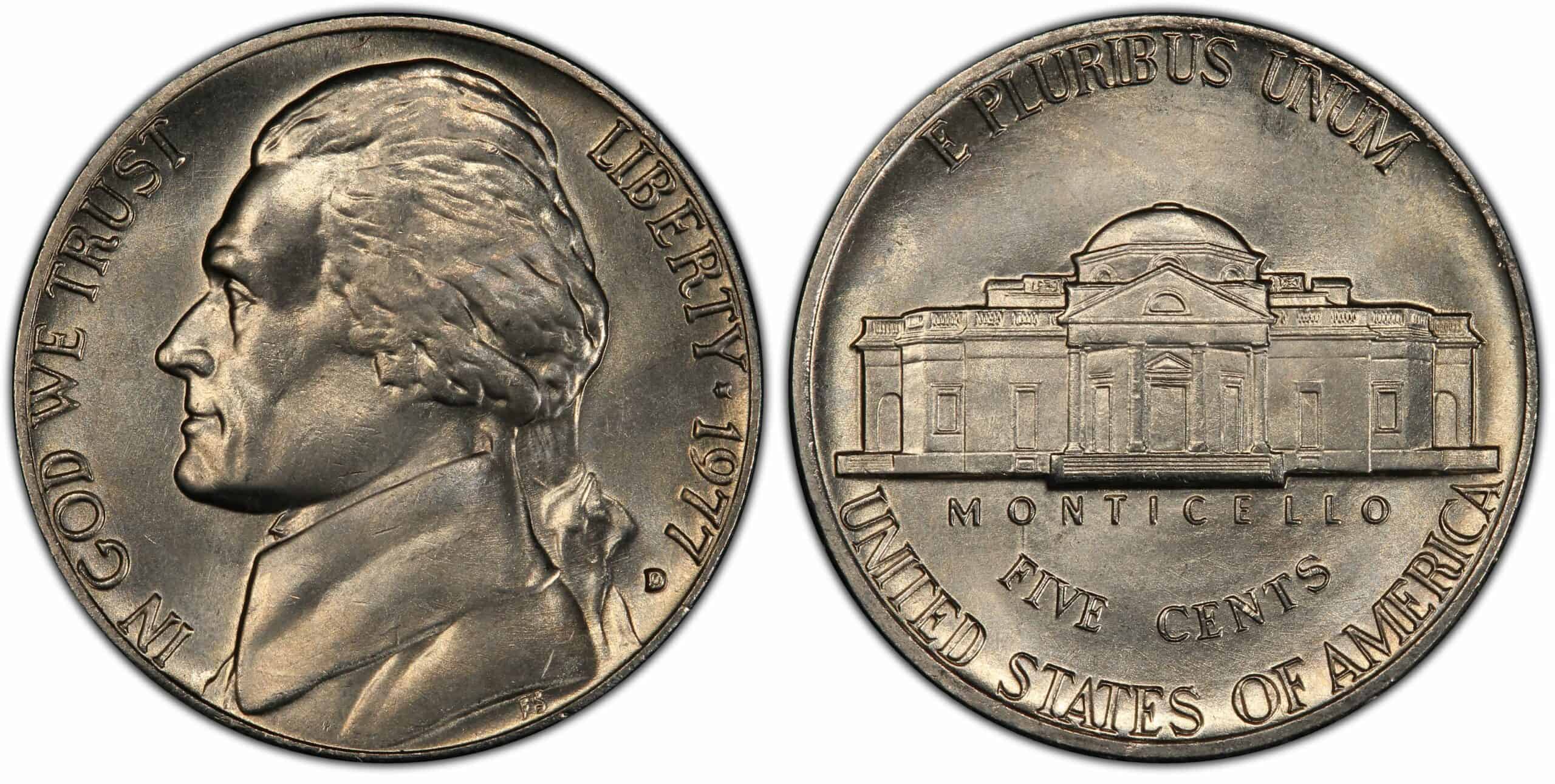 1977 D Nickel Coin