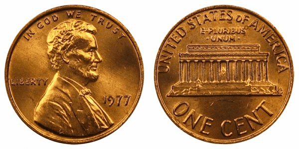 1977 No Mint Mark Penny Value
