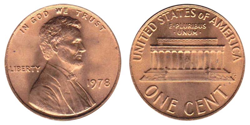 1978 Penny Details