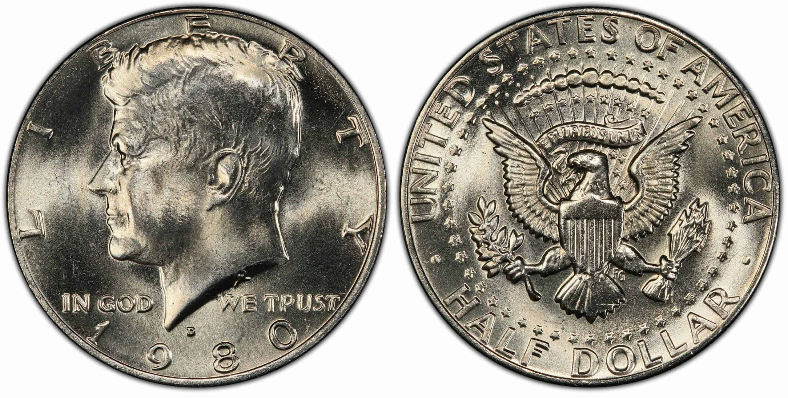 1980 D Half Dollar Coin