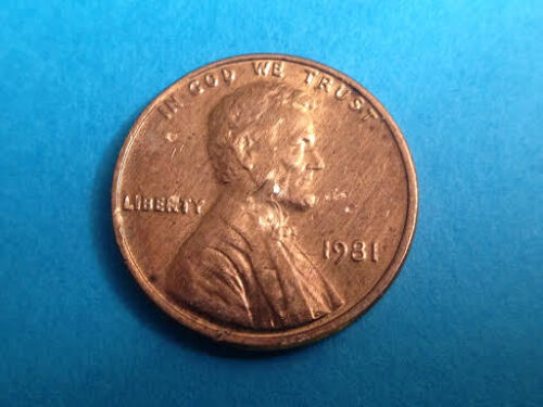 1981 Penny with break error