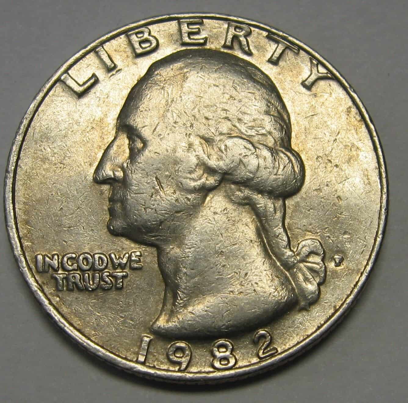 1982 P Washington Quarter value