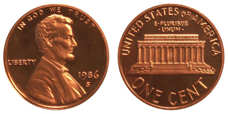 1986 S Proof Penny Value