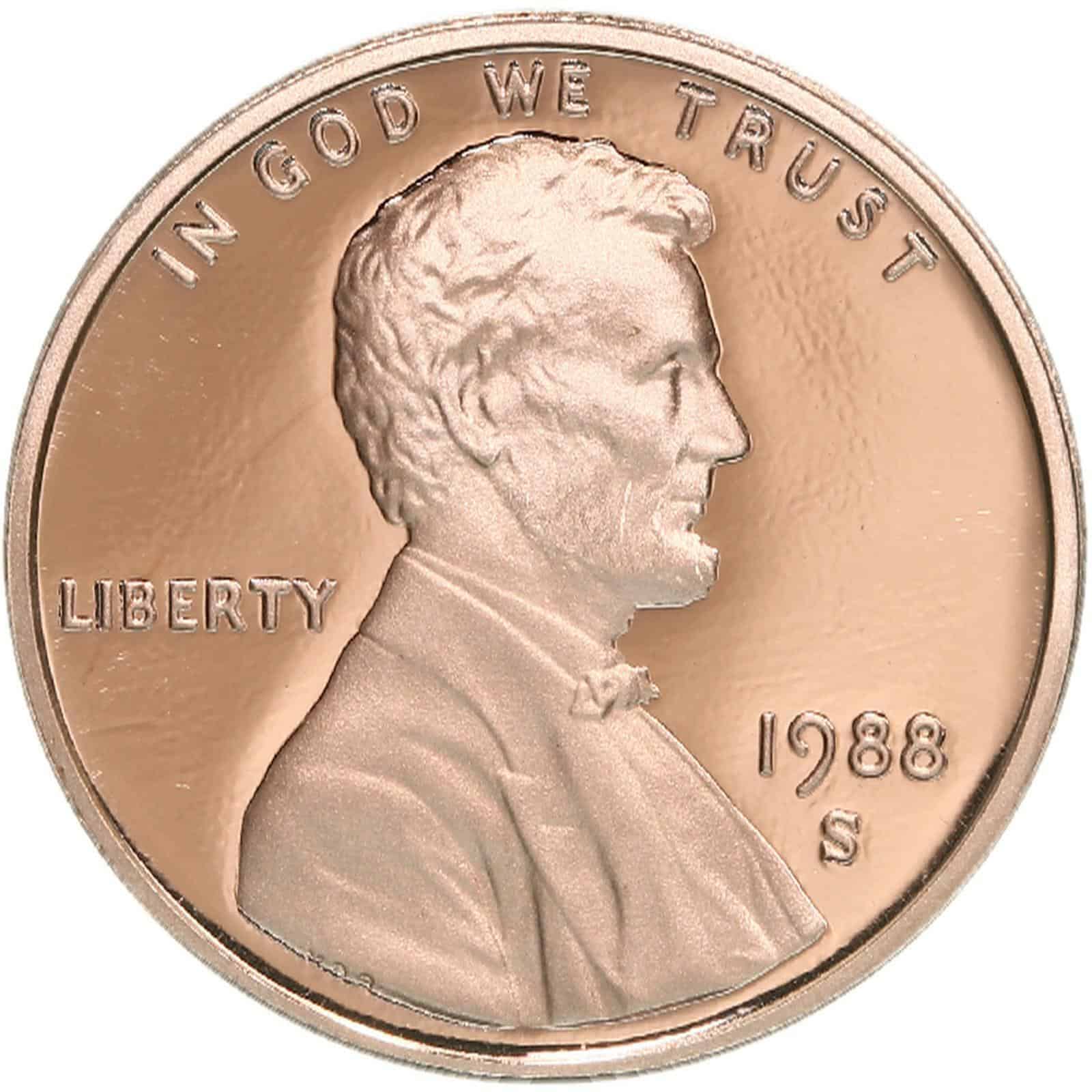 1988 S Mint Mark Penny Value