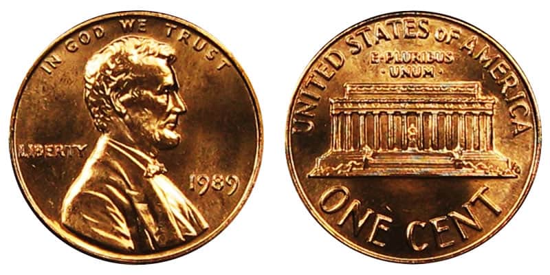 1989 Penny Details