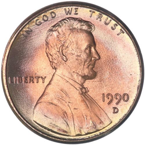 1990 “D” Penny