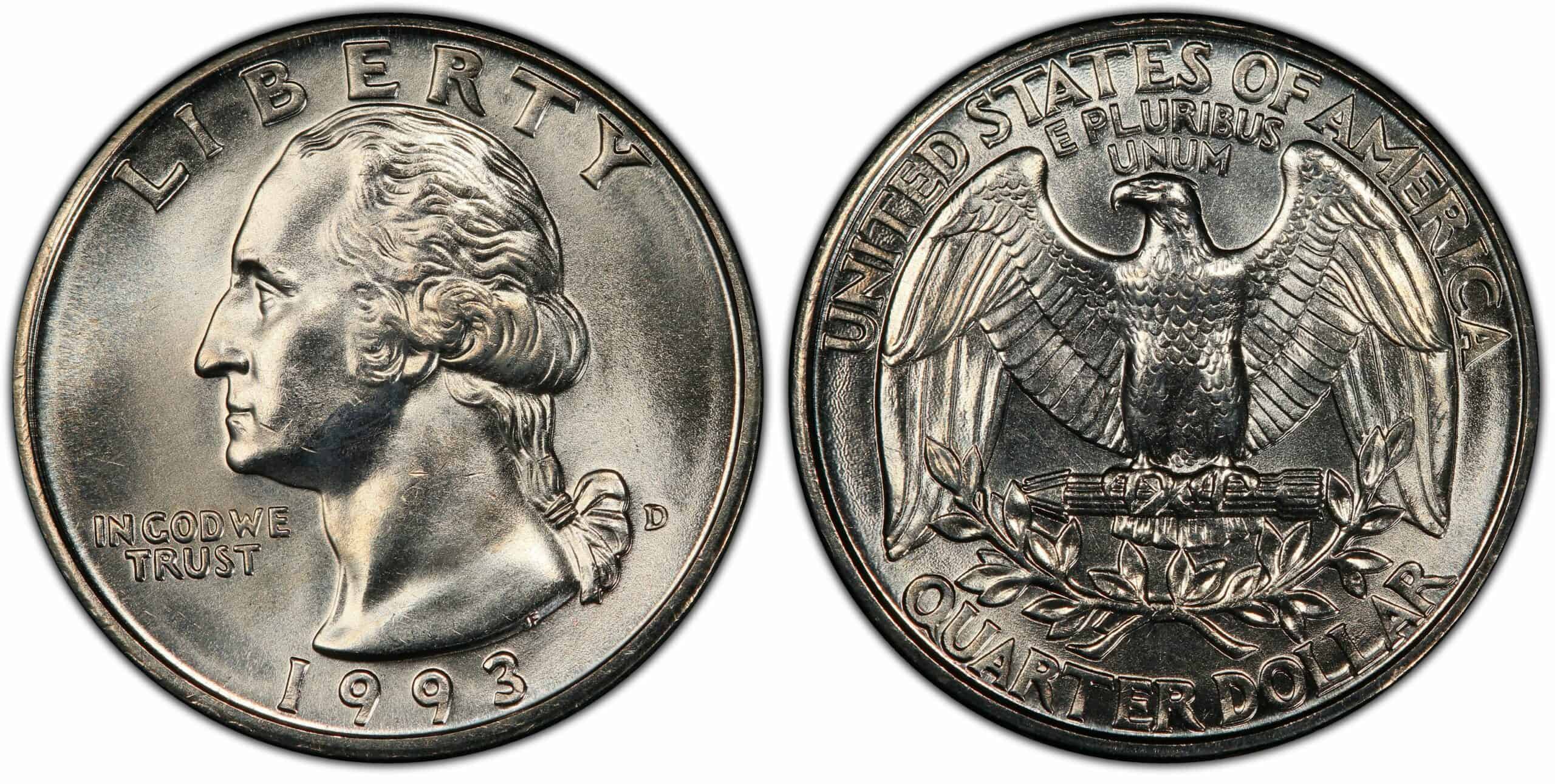1993 D Mark Quarter Value
