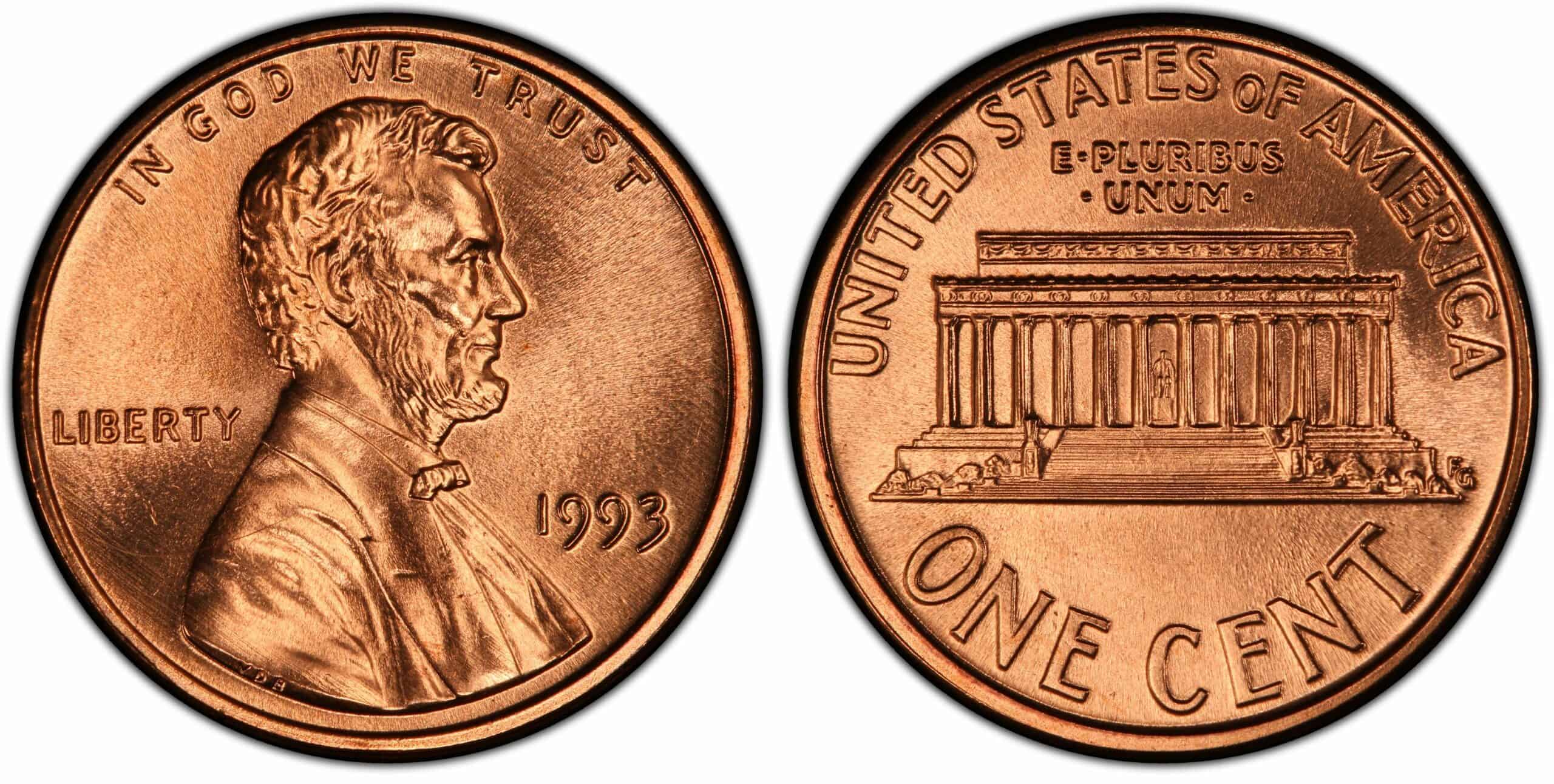 1993 No Mint Mark Penny Value