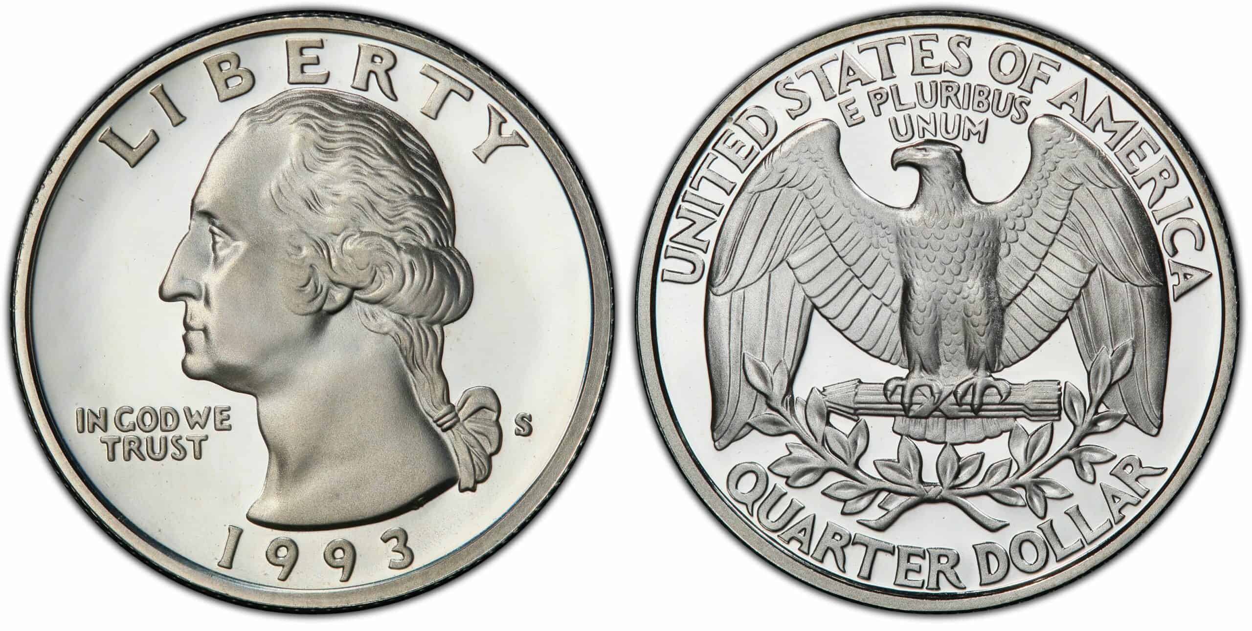 1993 S Mark (Proof) Quarter Value