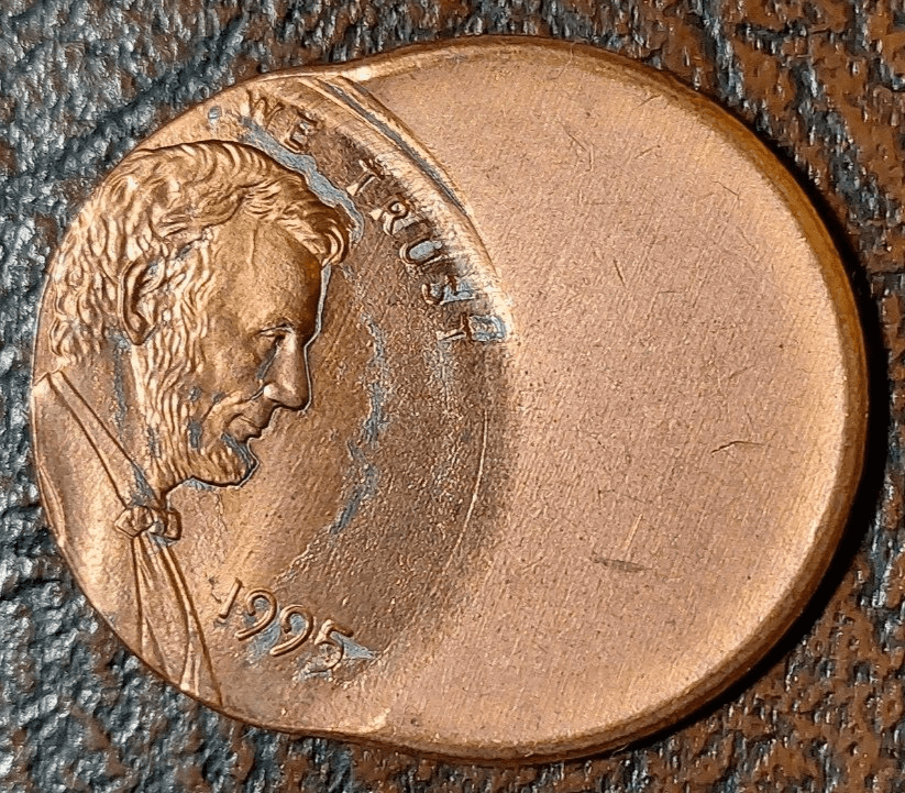 1995 Penny Off-Center
