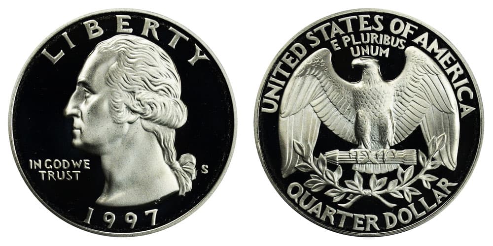  1997 S Proof Mark Quarter Value