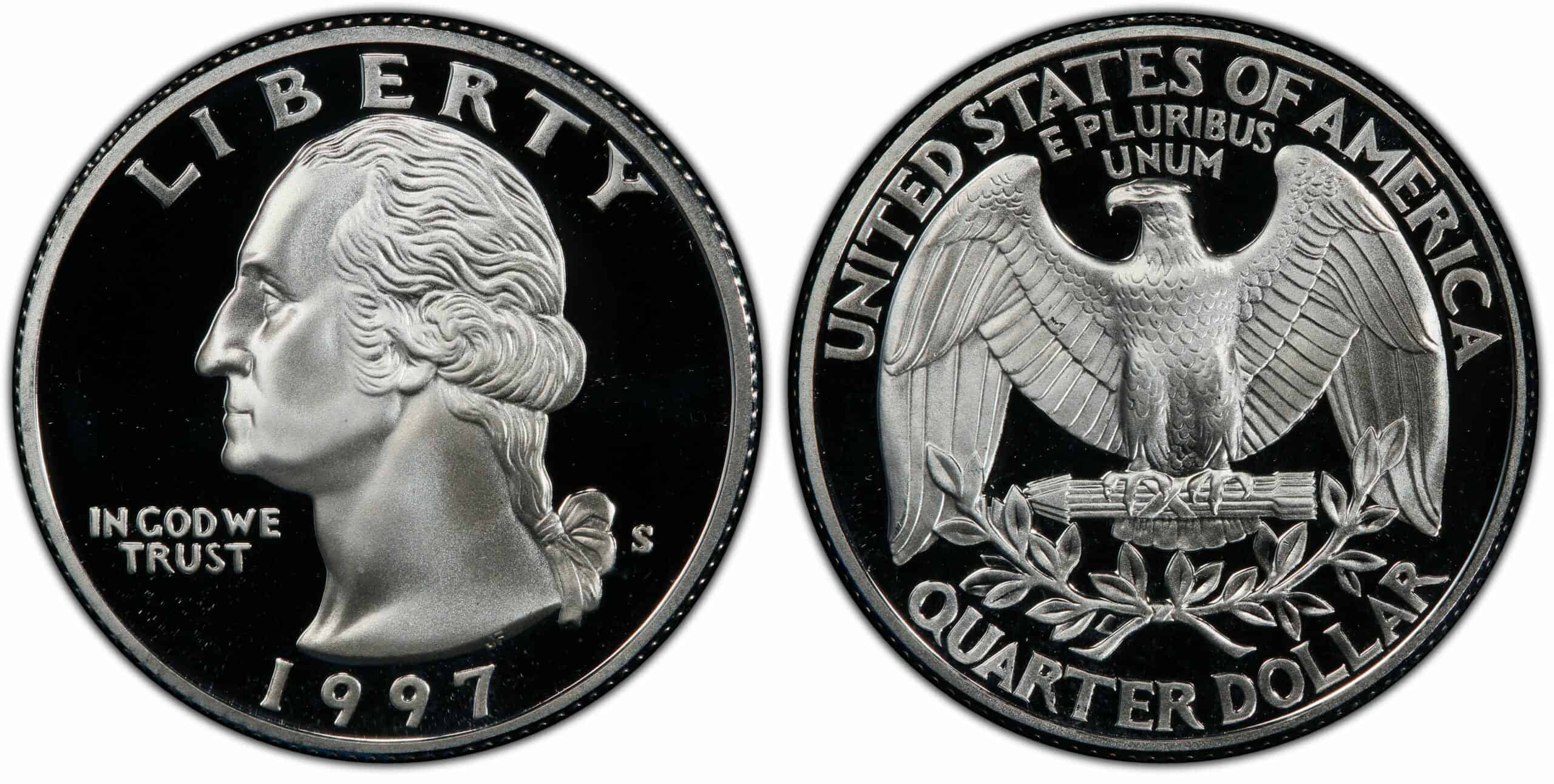 1997 S Silver Proof Mark Quarter Value
