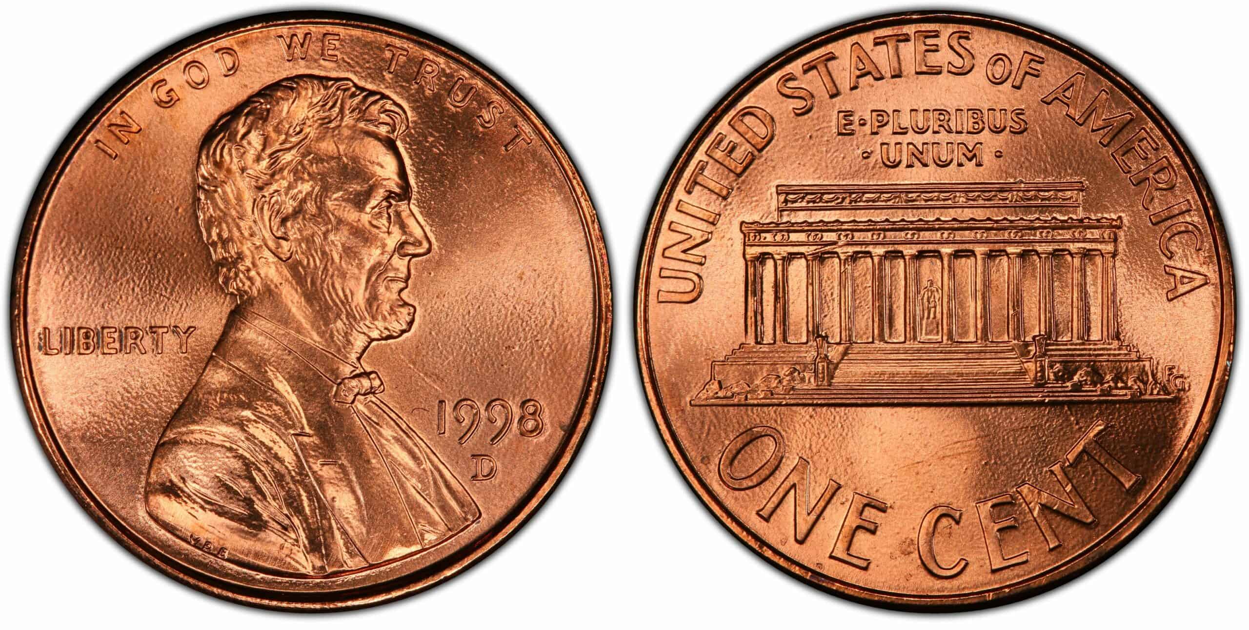 1998 D Penny Value