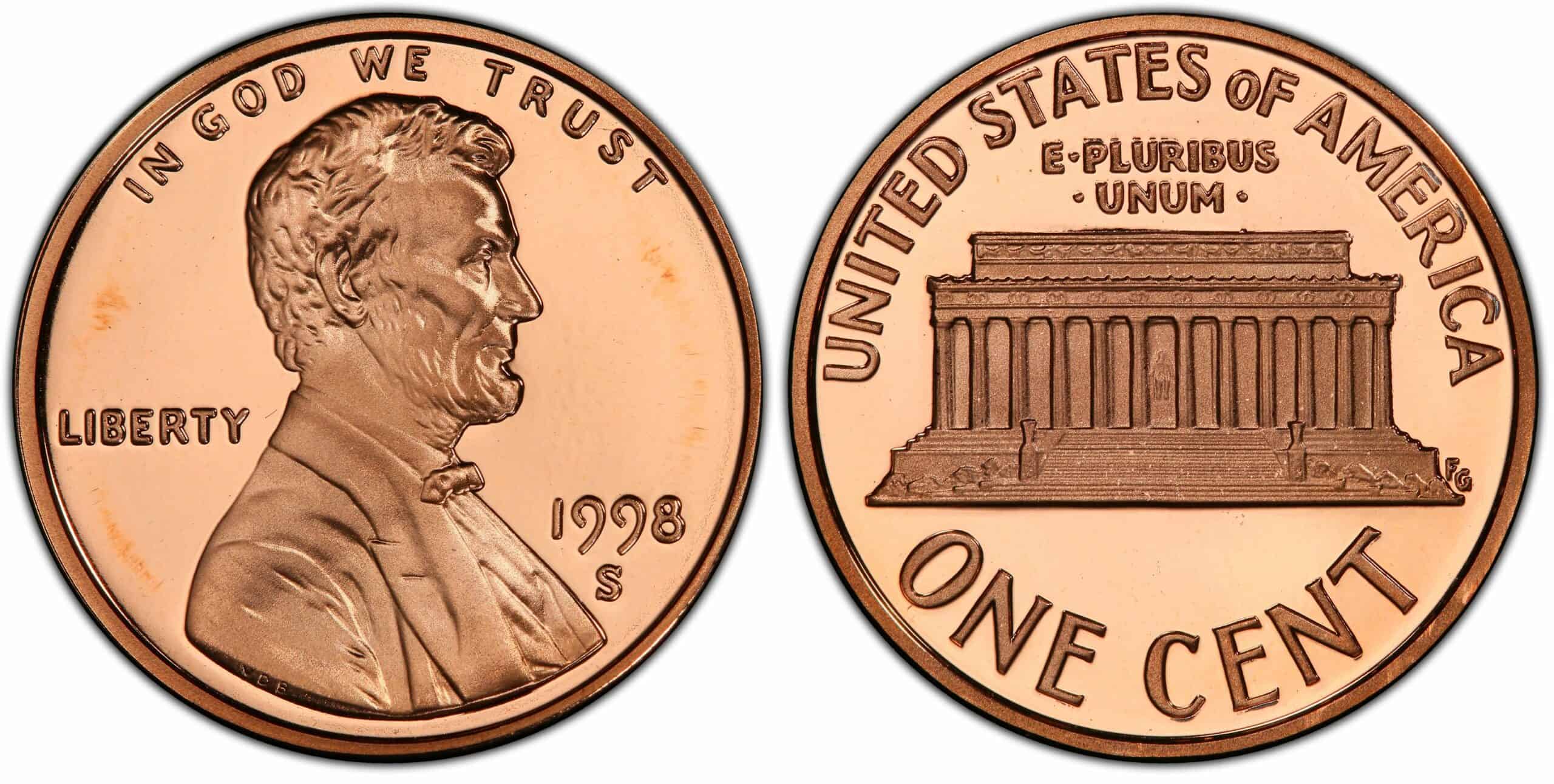 1998 S Penny (Proof) Value