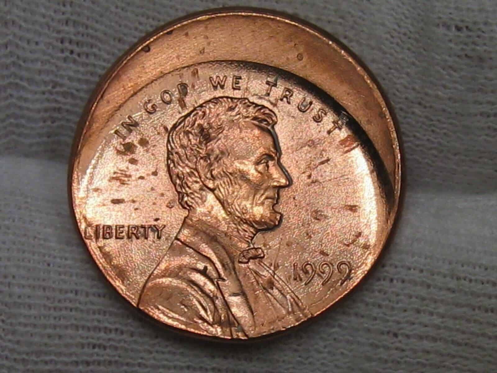 1999 Penny Off-Center Error