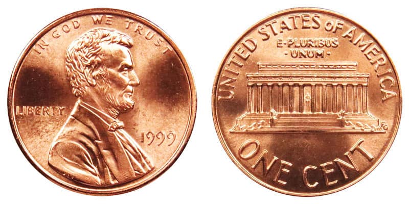 1999 Penny Value Details