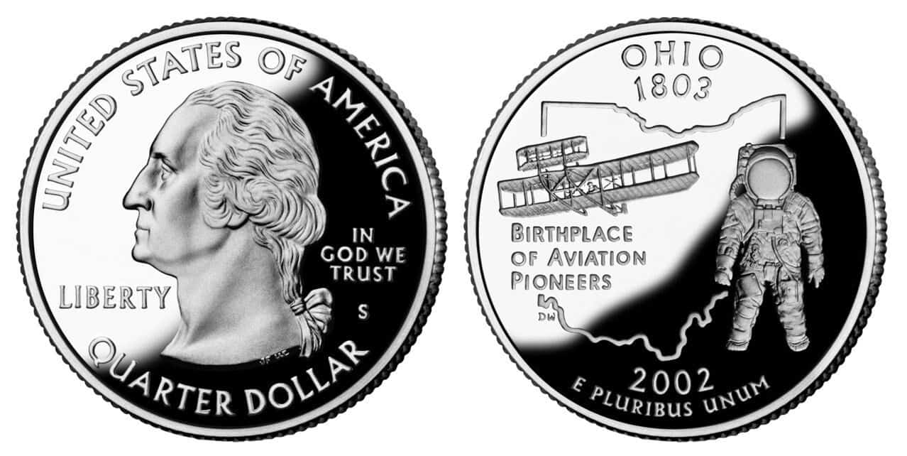2002 (S) San Francisco Quarter Silver Proof - Ohio