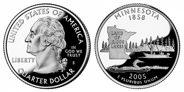 2005 (S) San Francisco Quarter Proof - Minnesota