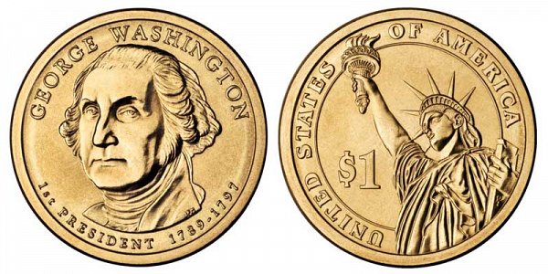 2007 George Washington “D” Dollar Coin