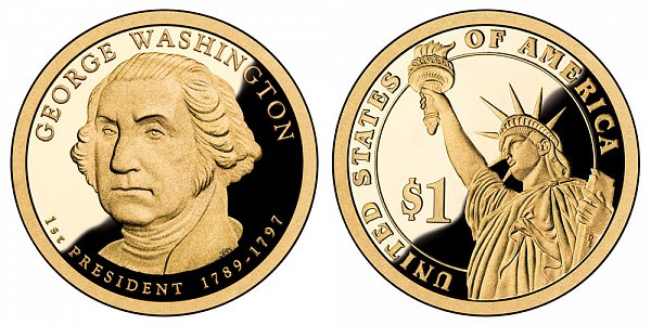 2007 George Washington “S” Proof Dollar Coin