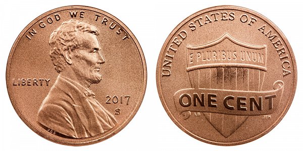 2017 "S" Penny - Enhanced Uncirculated Variety