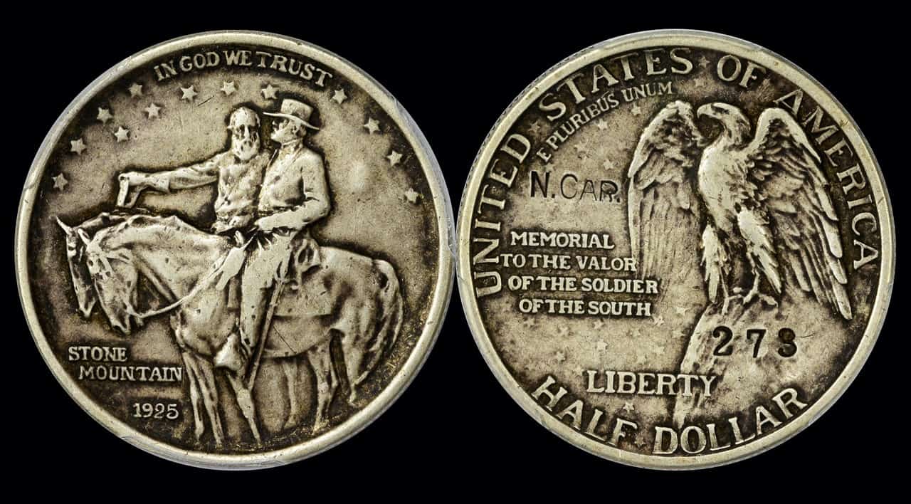 Counter-stamped 1925 Stone Mountain Half Dollar Values