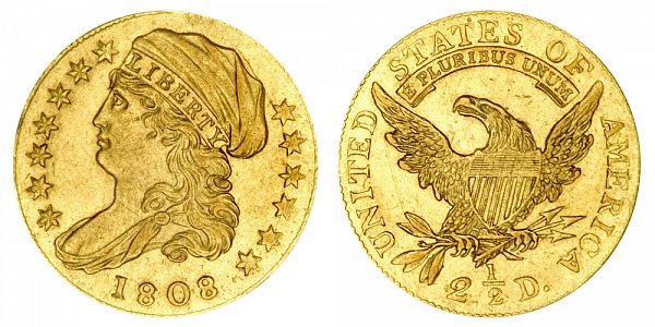The Capped Bust 2.5 Dollar Gold Coin