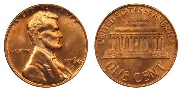 1968 San Francisco Mint Mark Penny Value